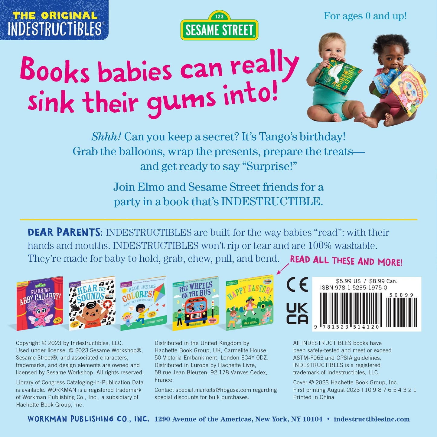 Indestructibles: Sesame Street: Elmo Says Surprise!!